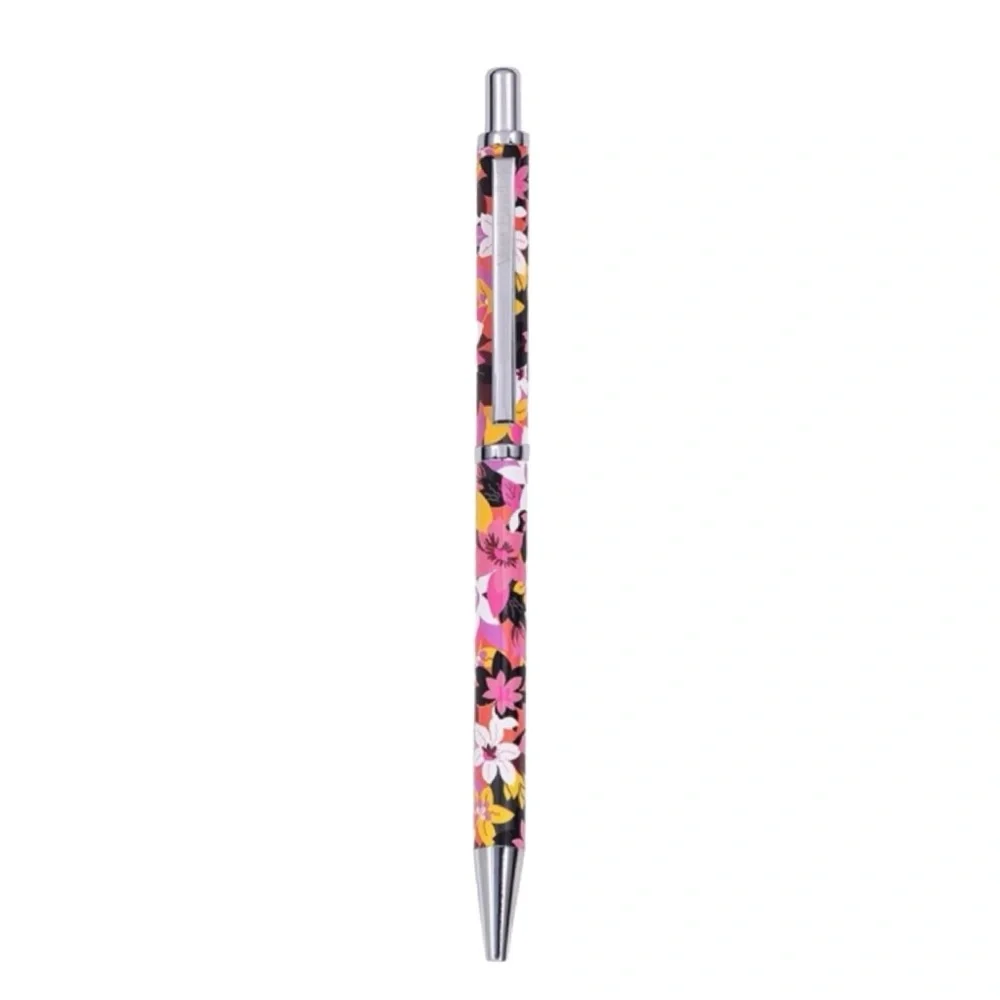 Vera Bradley Metal Click Pen (Rosa Floral) (NWT)